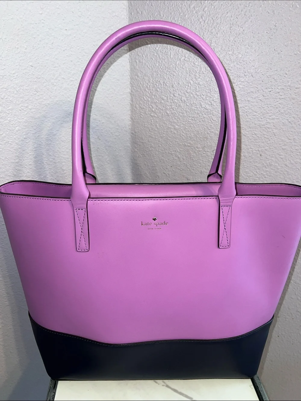 kate spade Two-Tone Shoulder Tote Bag LN